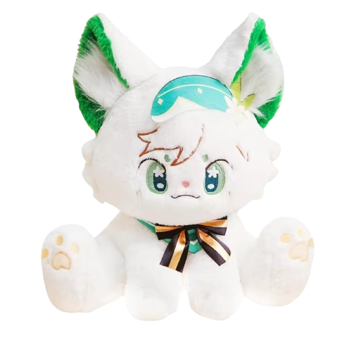 💕Peluche féline kawaii douce et moelleuse – jouet mignon à câliner, décoration chambre et cadeau d’anniversaire