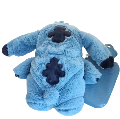 🩵 Doudou kawaii – Bouillotte chaude et réconfort hivernal 🩵