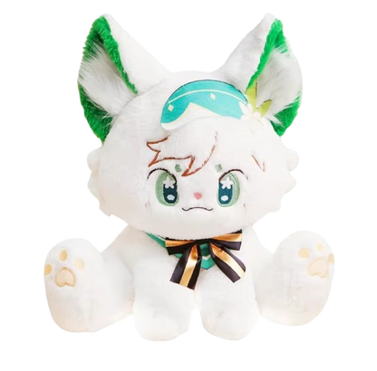 💕Peluche féline kawaii douce et moelleuse – jouet mignon à câliner, décoration chambre et cadeau d’anniversaire